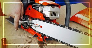 How to Put a Chain Back on an Electric Chainsaw