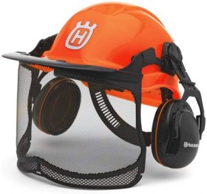 Husqvarna 577764601 Pro Forest Helmet System with Visor-Hearing Protection