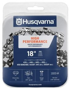 Husqvarna 531300439 18-Inch H30-72 (95VP) Pixel Saw Chain